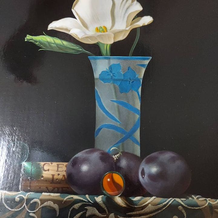 小澤一正　絵画　日常の静物　原画　油絵