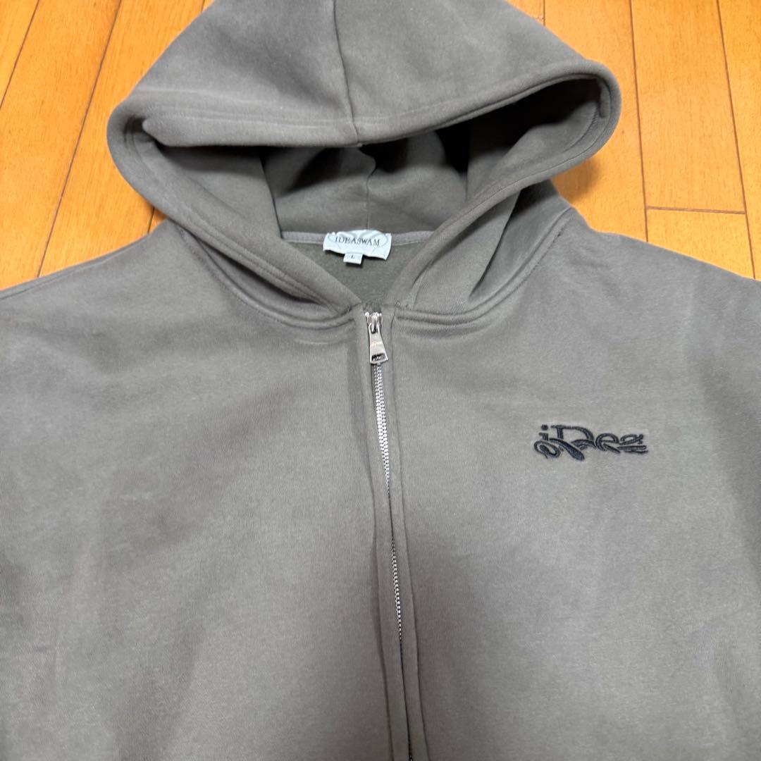 トップス IDEASWAM OUROBOROS ZIP HOODIE (Grey)
