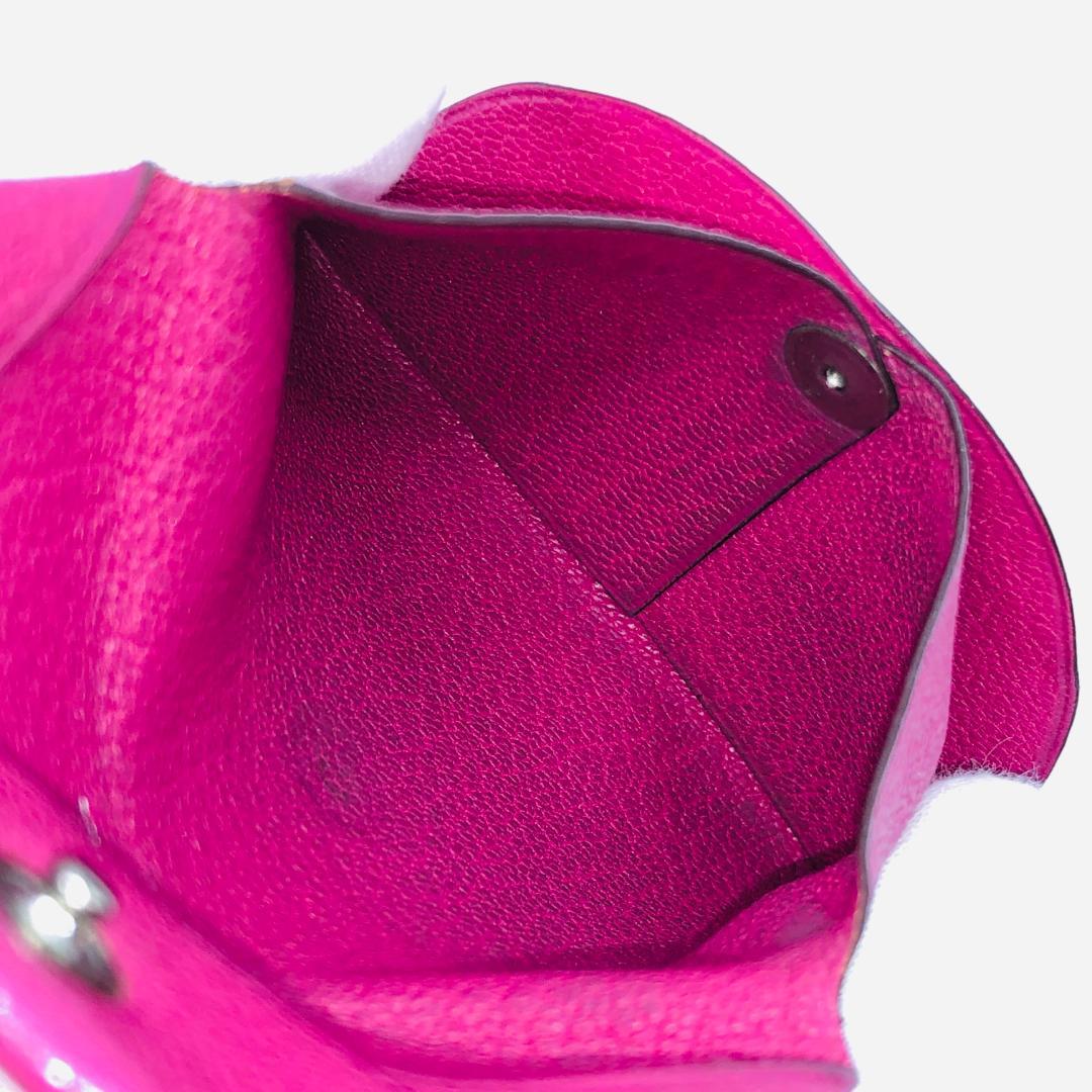 HERMES エルメス バスティア シェーブル ケース □K刻印 美品