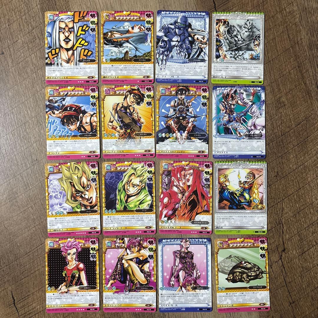チームブチャラティ　28枚セット　ジョジョの奇妙な冒険　ABCカード　ジョルノ