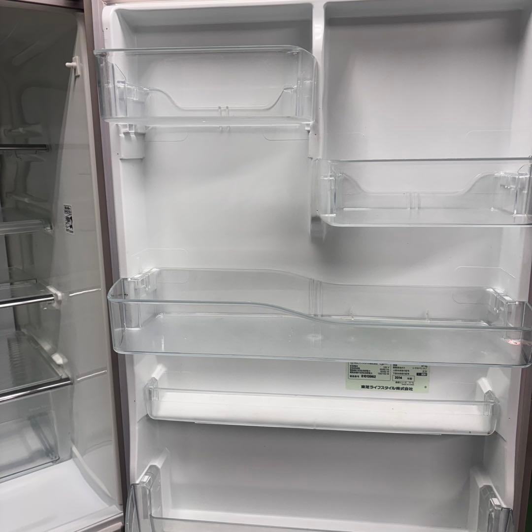 596 冷蔵庫　大型　400L〜500L 自動製氷機付　右開き　鏡面5ドア　格安