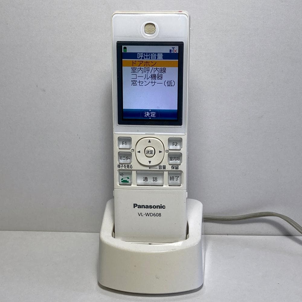 パナソニック ドアホン用子機 VL-WD608 充電スタンド付き付 わけあり