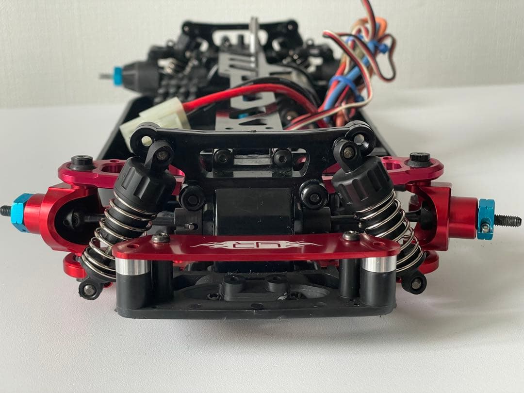 値下げ！TT 01シャーシ フルベア メカ付 OP有り&予備パーツ爆盛り&おまけ