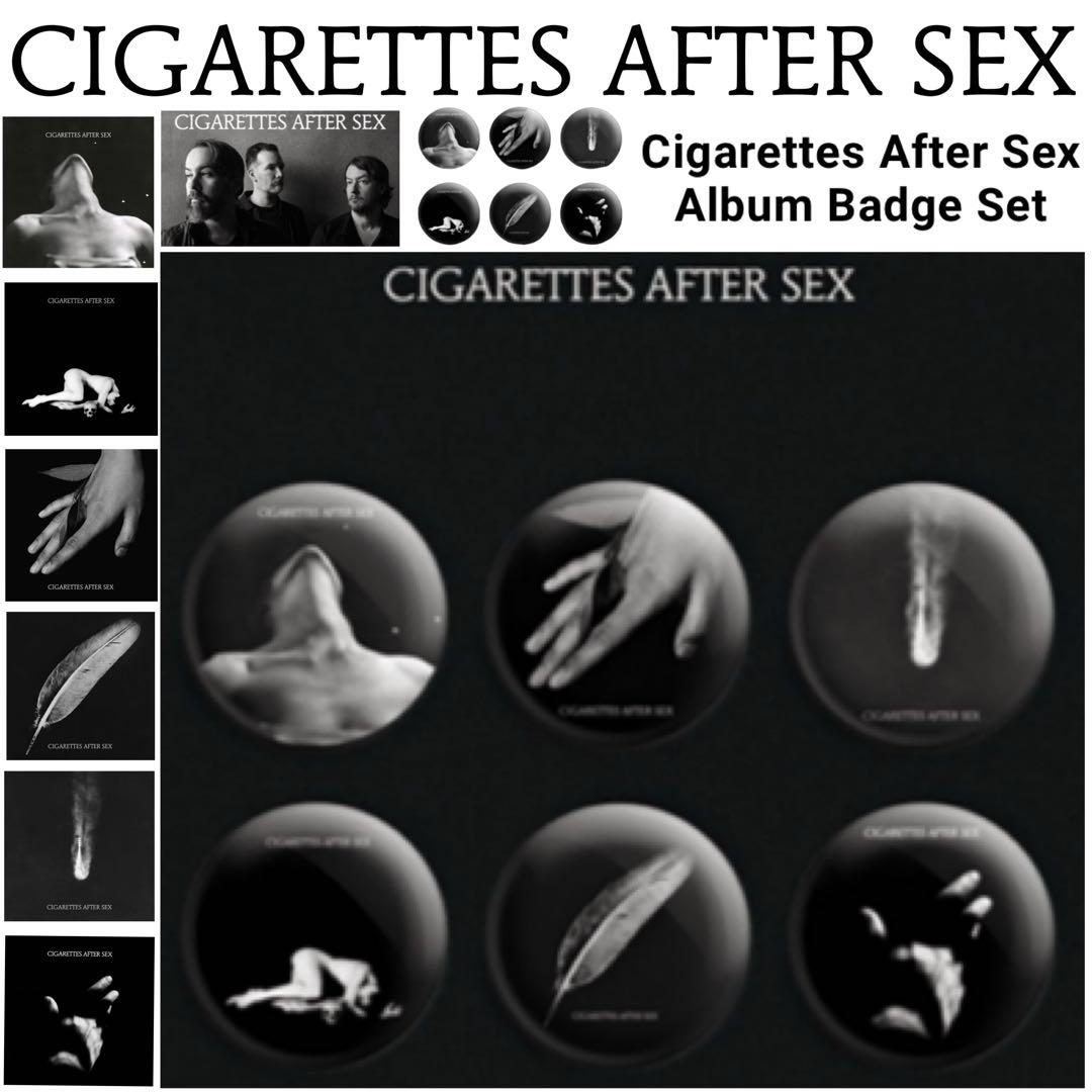 Cigarettes After Sex Album Badge Set 6個
