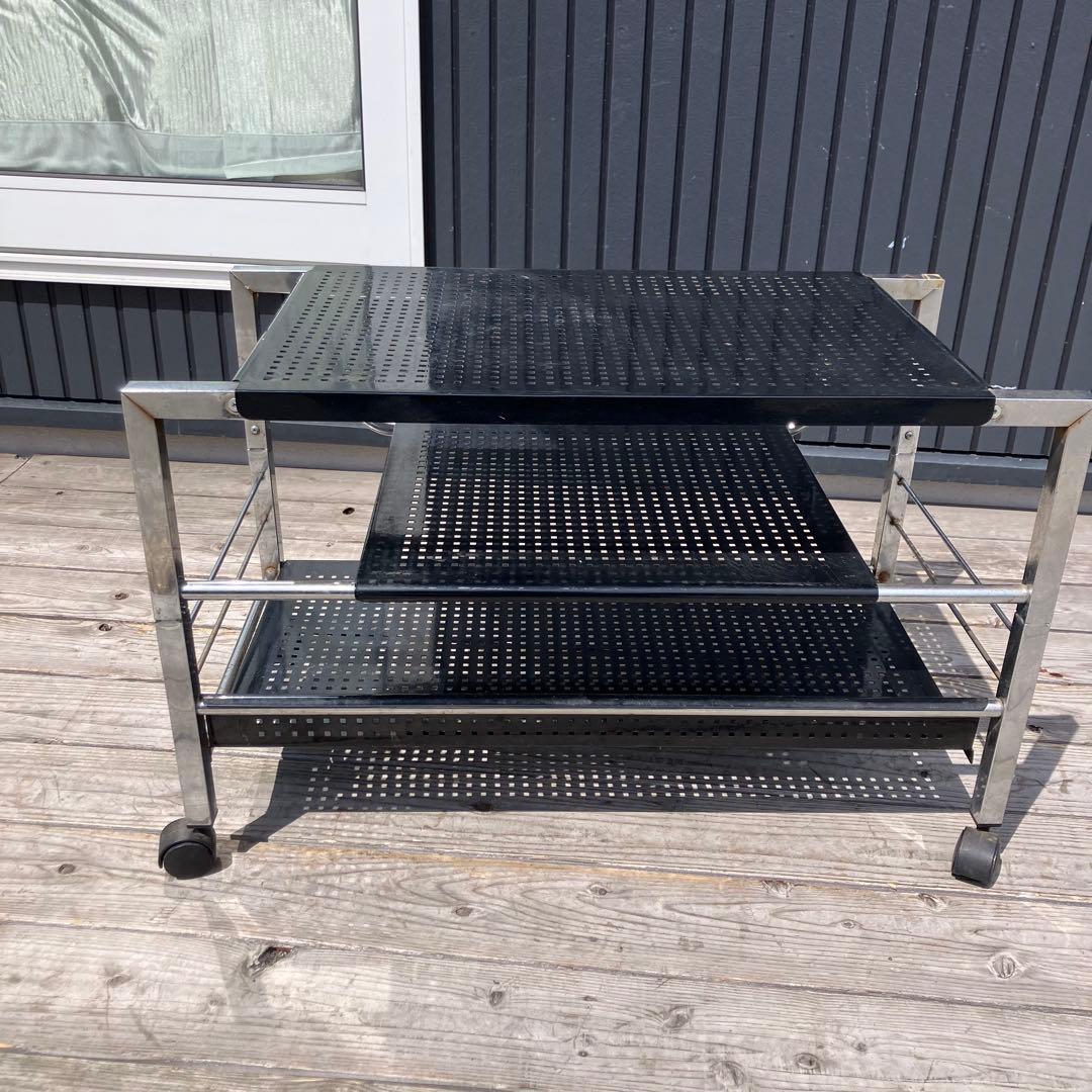 昭和レトロ インダストリアル スチール製テレビボード テレビ台 サイドテーブル