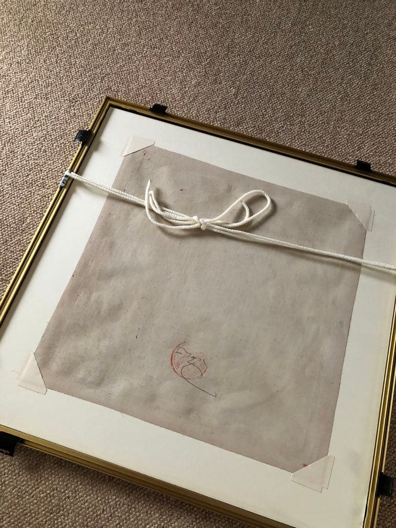 マンダラ タンカ 仏画 肉筆　サイン有り