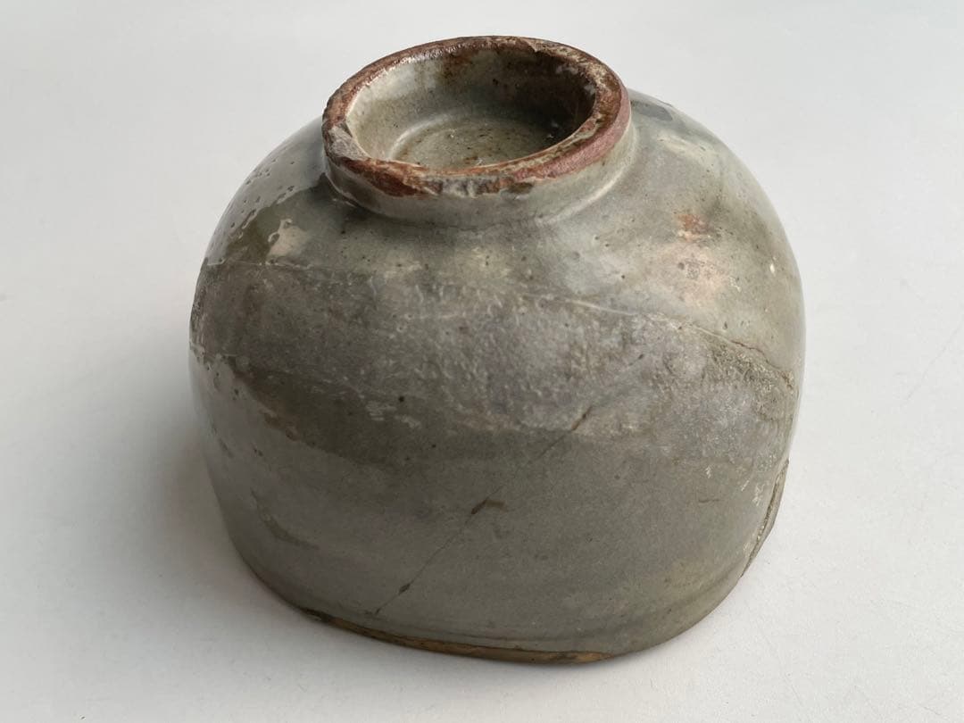 骨董　アンティーク　古唐津　絵唐津　茶碗　金継ぎ直し　金繕い　古美術　古陶磁