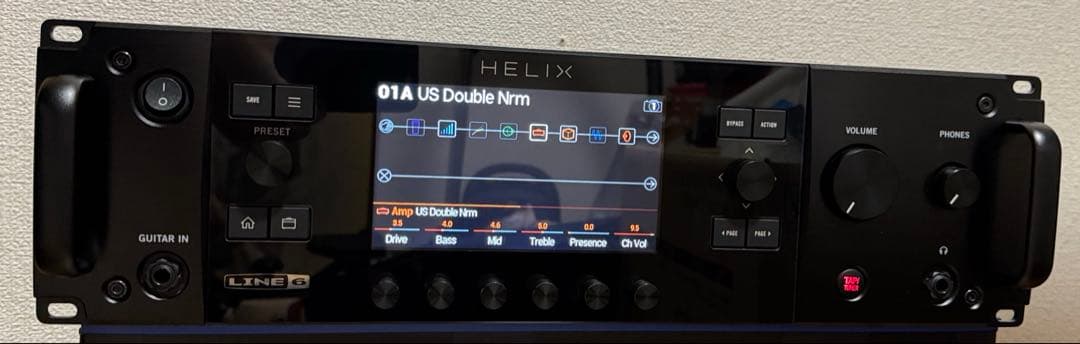 LINE6 Helix Rack、コントロール、ペダルセット