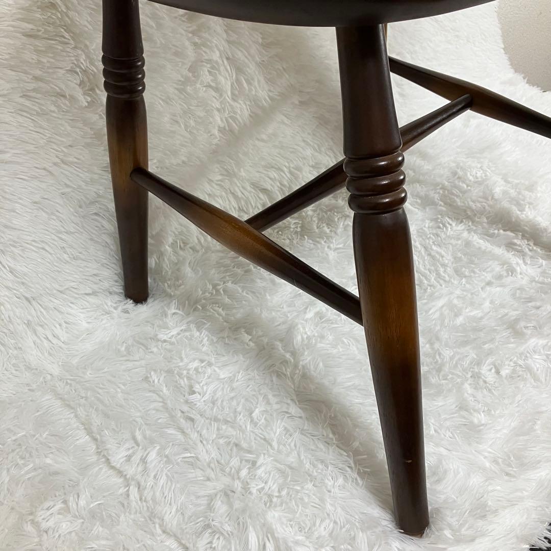 飛騨産業　キツツキ　ウィンザーチェア　2脚セット　ダイニング　クラシック　茶色