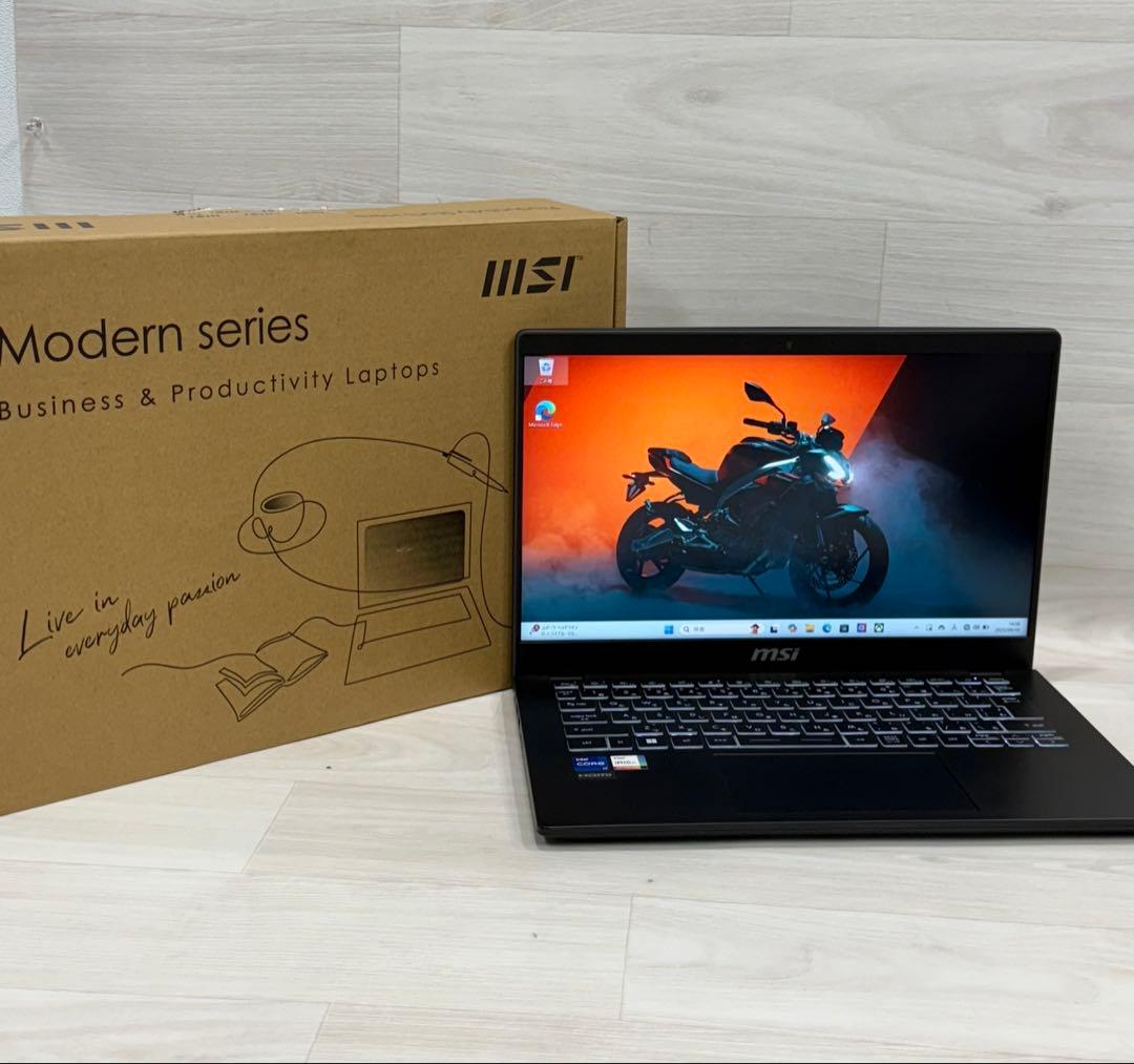Corei7 13th世代 MSI Modern 14フルHD/メモリー16GB