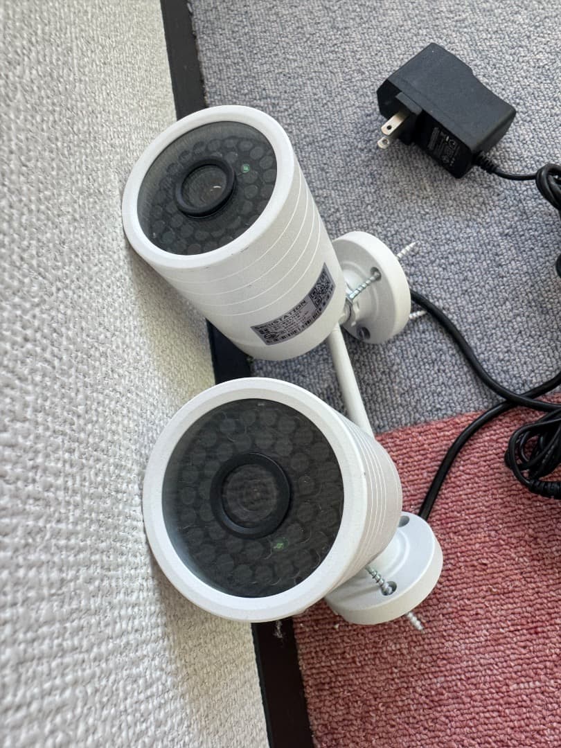 wifi防犯iカメラSecuSTATION SC-831NH1ルーター付2セット