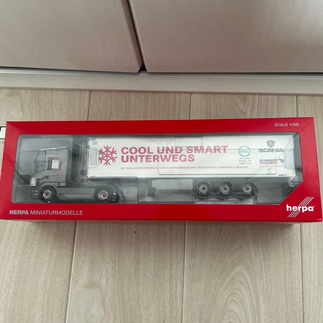 WSI herpa スカニア R 13 TL 冷蔵セミトレーラー　1/50