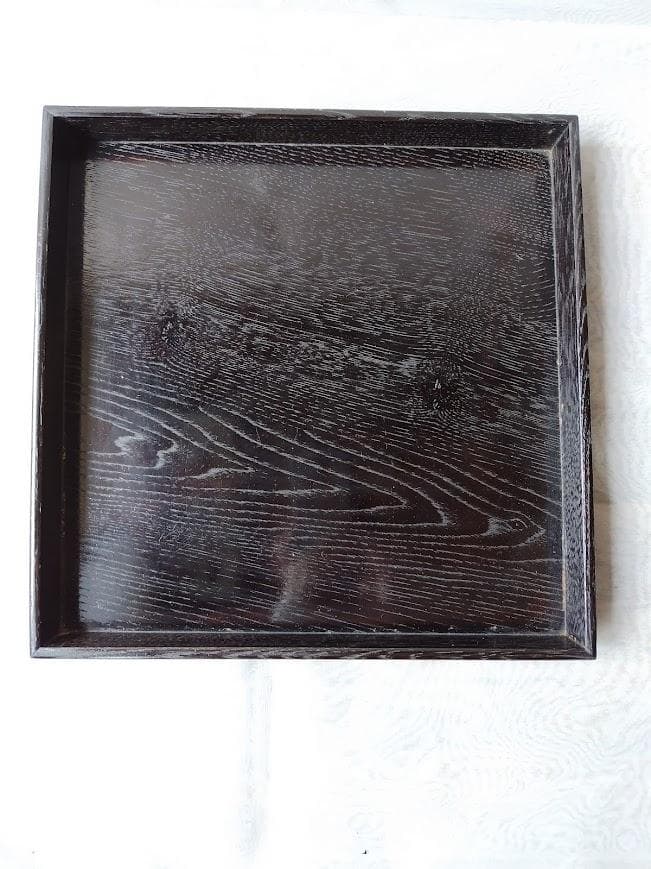 【当時物】大正　木製　角盆　会席膳　お膳　拾客揃　収納木箱付　骨董