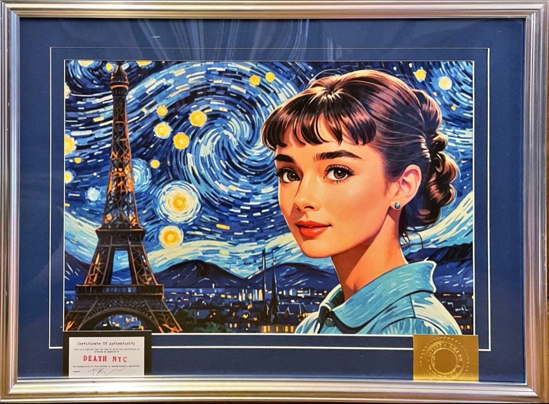 額込 世界限定100枚DEATH NYC アートポスター 現代アート 46