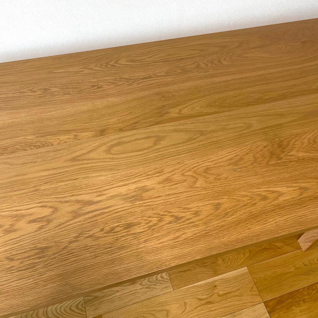 【無印良品】オーク　無垢材　ダイニングテーブル　2021年購入品