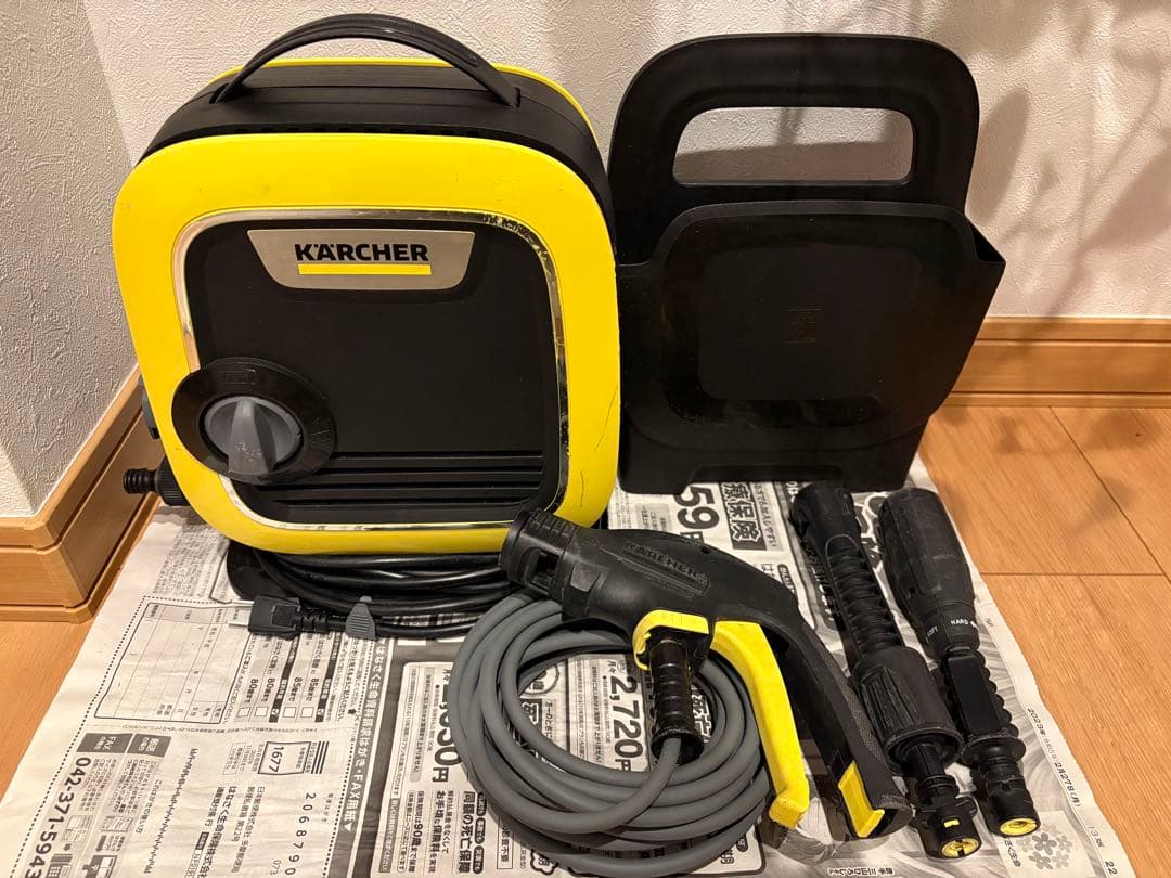 【完備品】KARCHER K mini ケルヒャー ミニ 高圧洗浄機 完備品