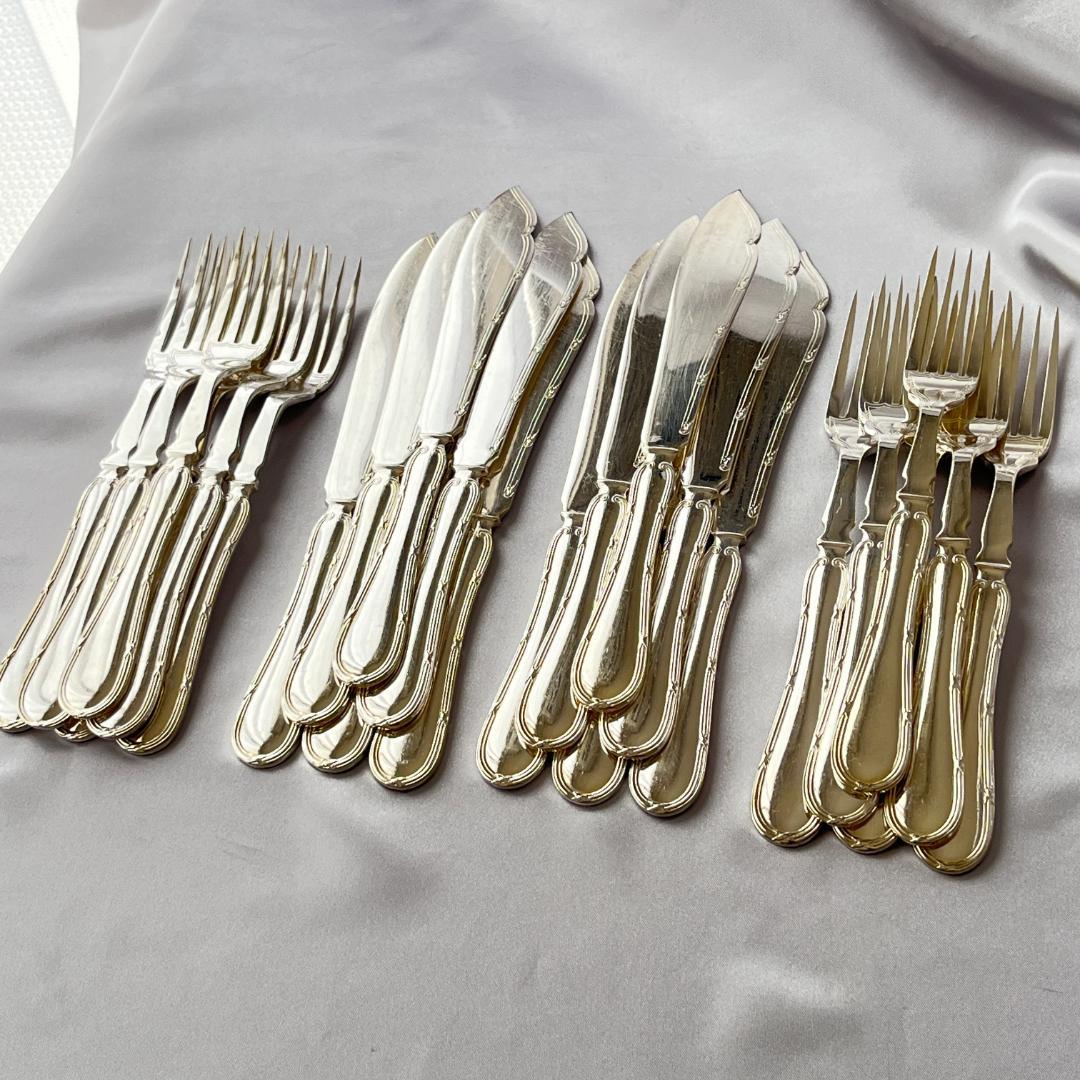 【Martin Hall 】 カトラリーセット ナイフ/フォーク 木製ケース