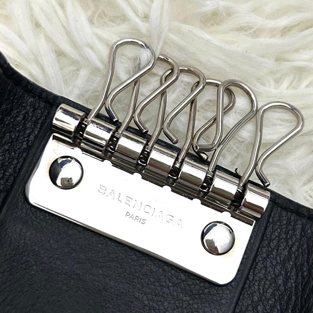 【美品】BALENCIAGA バレンシアガ 6連 レザー キーケース