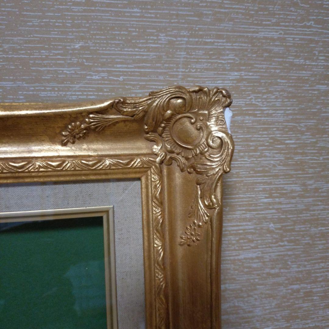 クラシック ゴールド木製額縁P20号 (9)