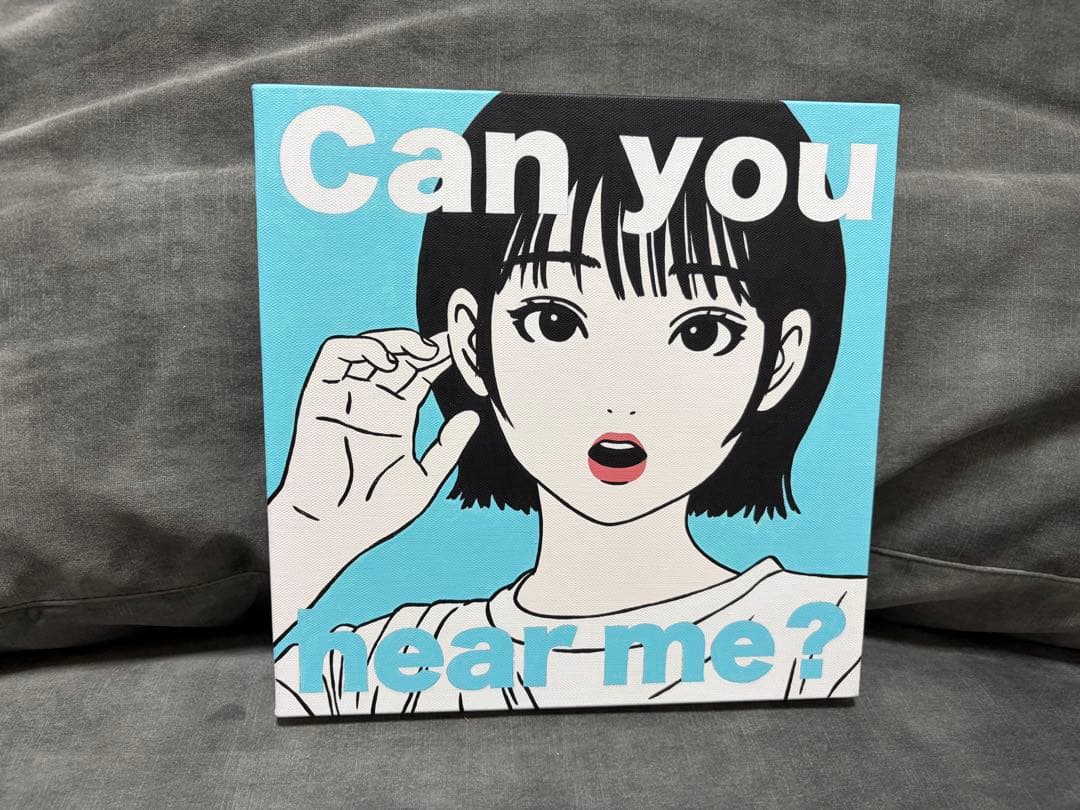 sen 原画　backside works kyne 現代アート　キャンバス