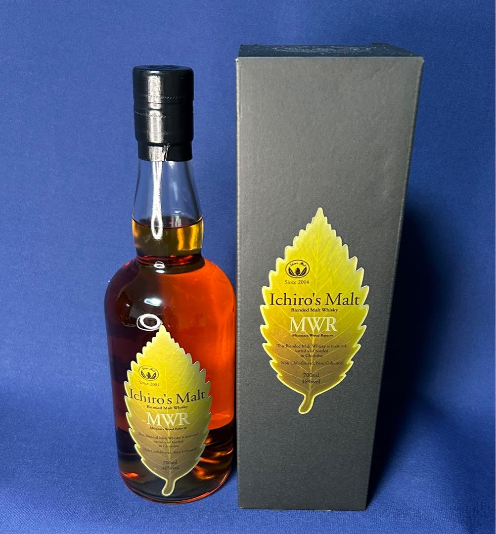 イチローズモルト【MWR】ミズナラウッドリザーブ◼️700ml▲46％●1本箱付