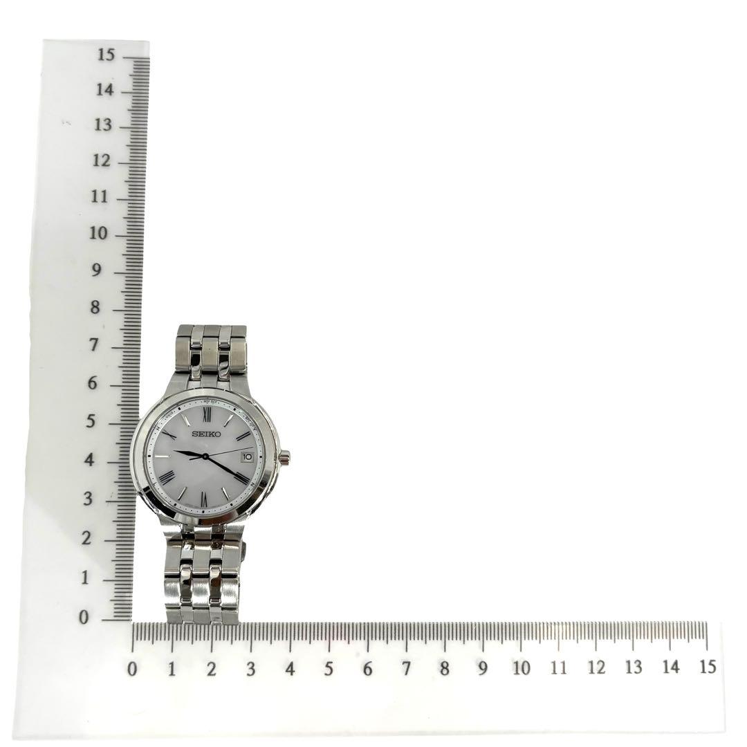 稼働品 セイコー コレクション 青針 ソーラー 腕時計 SBTM281 男女兼用