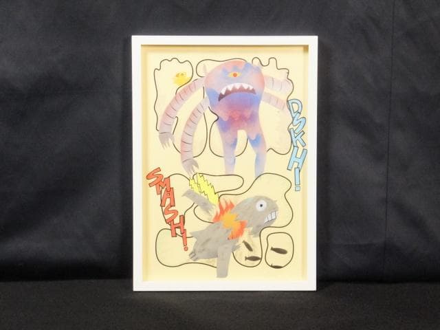 現代美術　DISKAH『DISKAH SMASH！』スプレー＆マーカー0317A