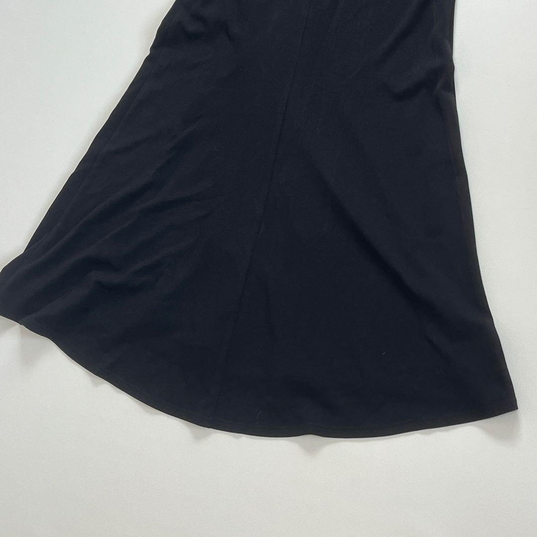 未使用✨ タダシショージ ワンショルダースリットロングドレス　ワンピース　黒