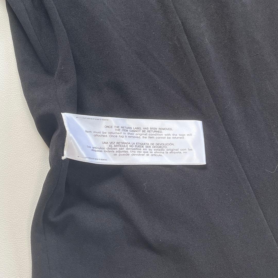 未使用✨ タダシショージ ワンショルダースリットロングドレス　ワンピース　黒