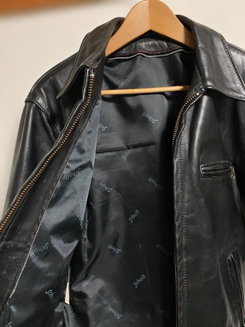 Schott シングルライダース　38 ライナー付