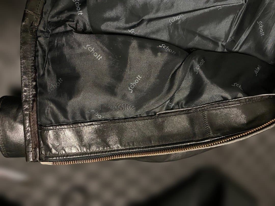 Schott シングルライダース　38 ライナー付