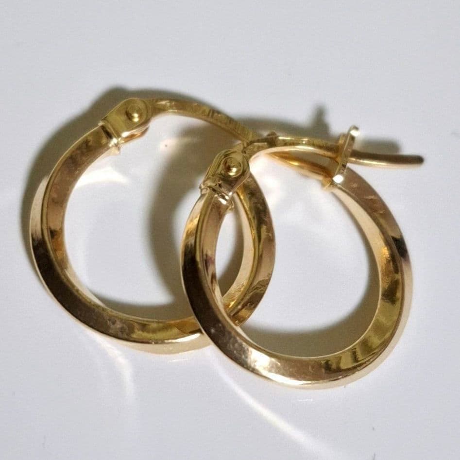 ウノアエレ k18 UNOAERRE フープピアス