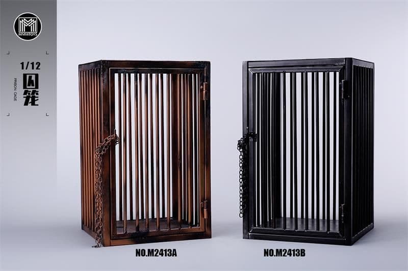 MMMトイズ　プリズンケージ　AB 1/12 ジオマ　真鍮　黒　セット 牢屋　檻