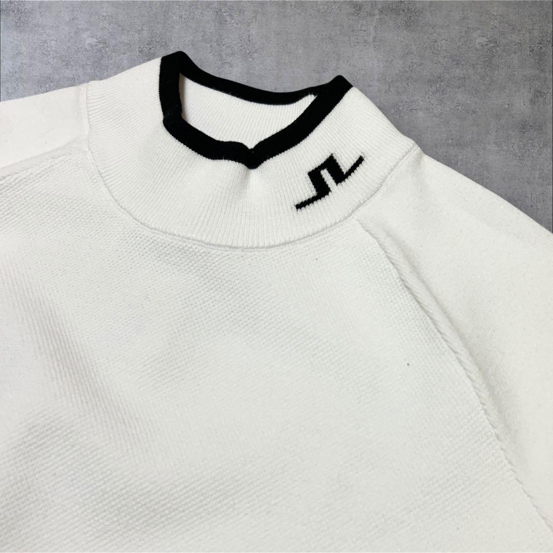 新品 J.LINDEBERG S~Mサイズ カラーブロックニットセーター