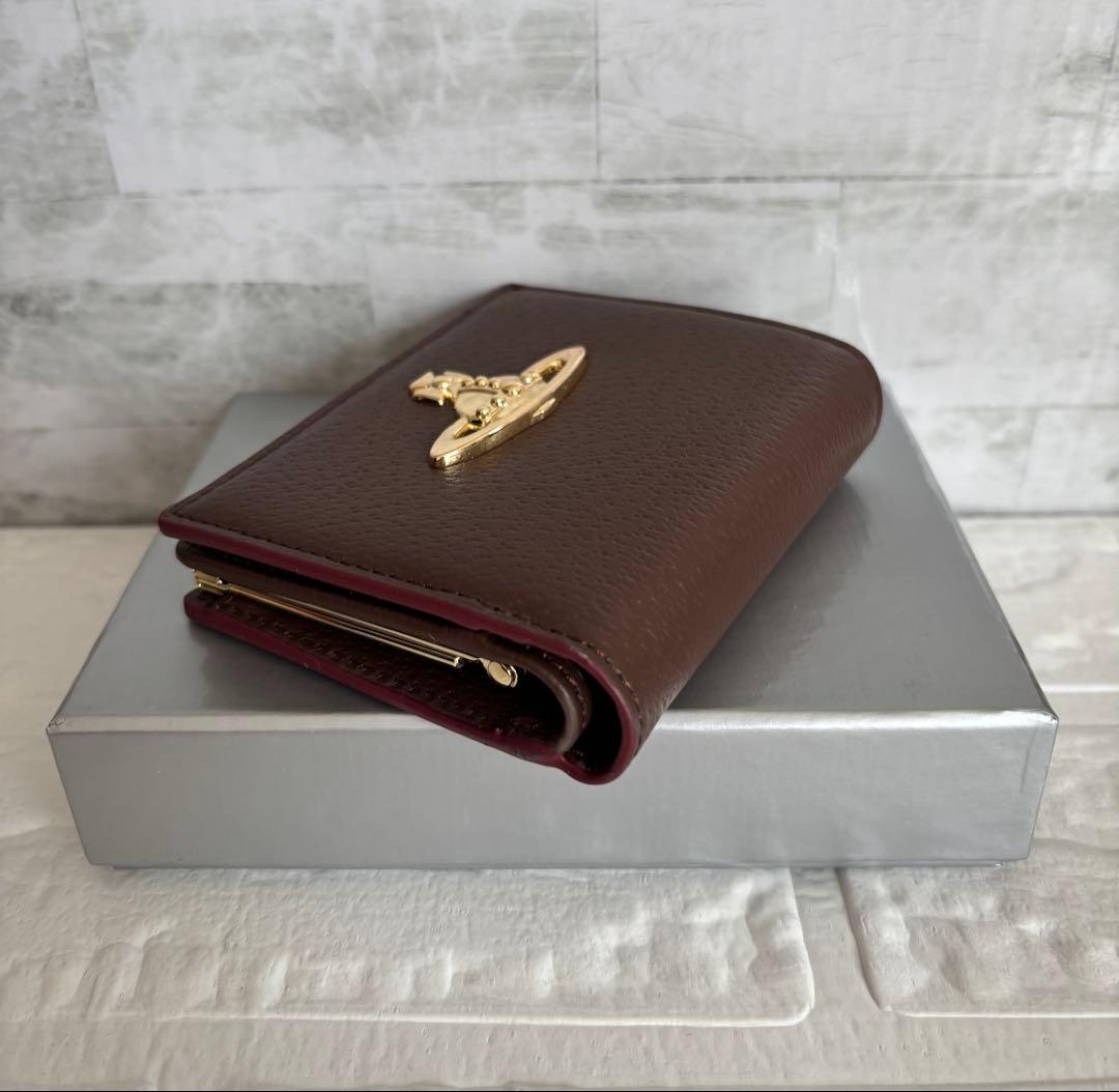 Vivienne Westwood オーブロゴ 二つ折ウォレット　希少！ブラウン