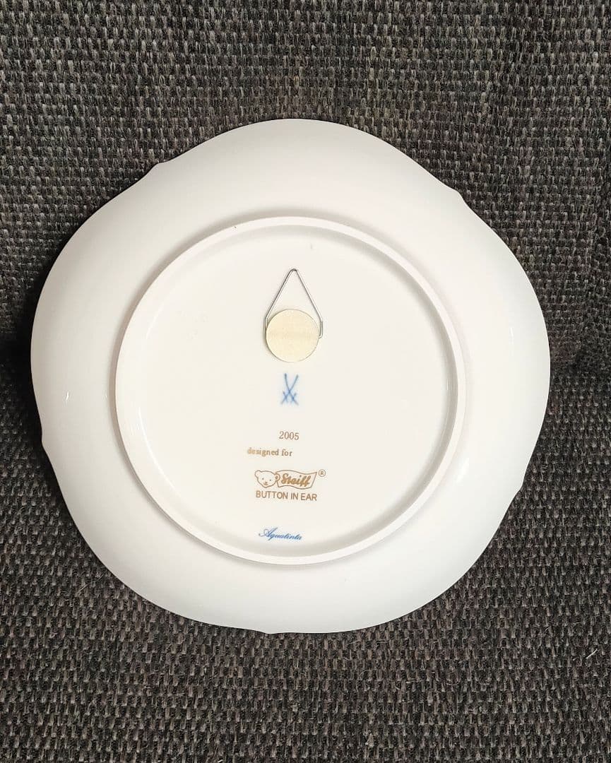 Steiffシュタイフテディベアマイセンプレート