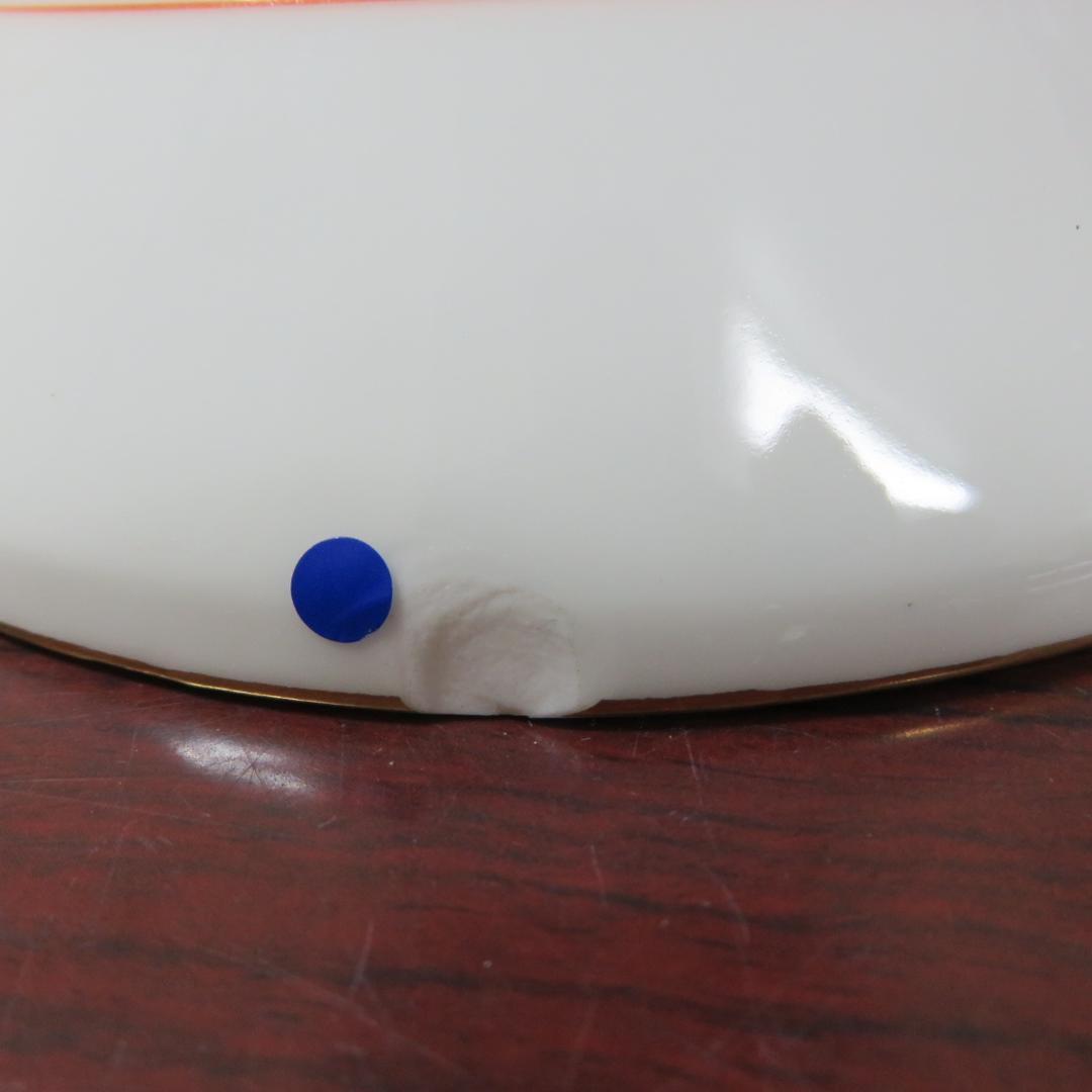 名古屋製陶所 大冠マーク NS シュクリエ 砂糖入れ 共箱 トング付き 欠け