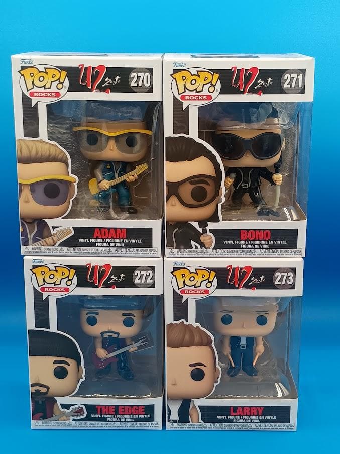ファンコポップ U2 Pop! Rocks フィギュア 4体セット