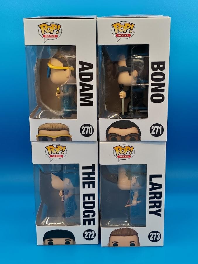 ファンコポップ U2 Pop! Rocks フィギュア 4体セット
