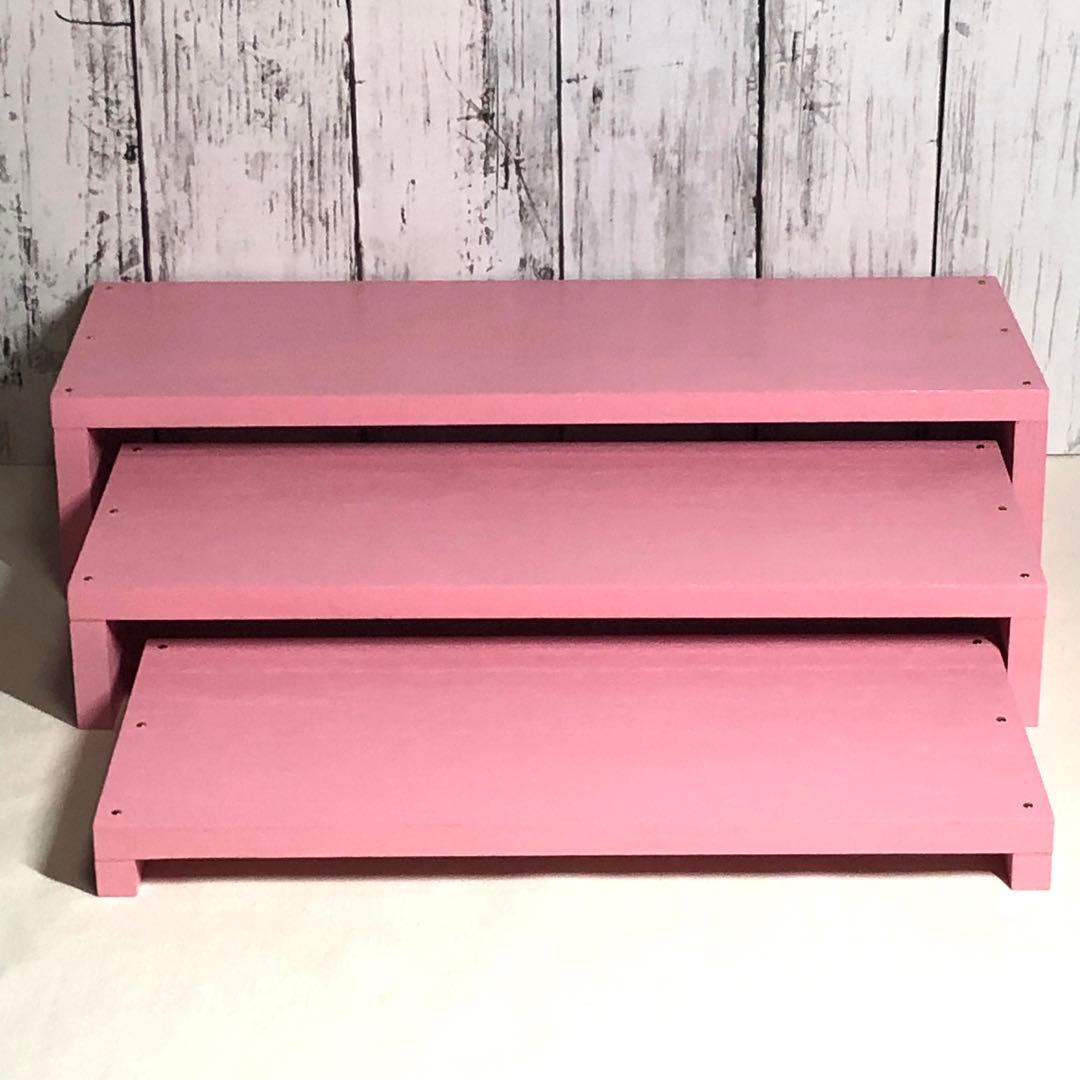 ハピイ　お店型什器×２点 　アクセサリー台1点　イベント什器　ハンドメイド