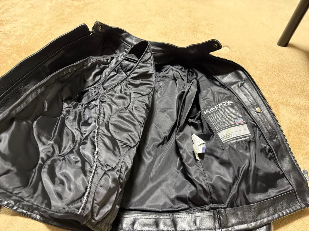KADOYA カドヤ　レザージャケット　シングル　Sサイズ