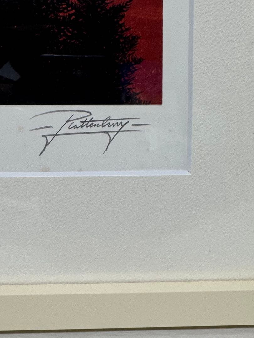 ジョン・ラッテンベリー　帰路　シルクスクリーン