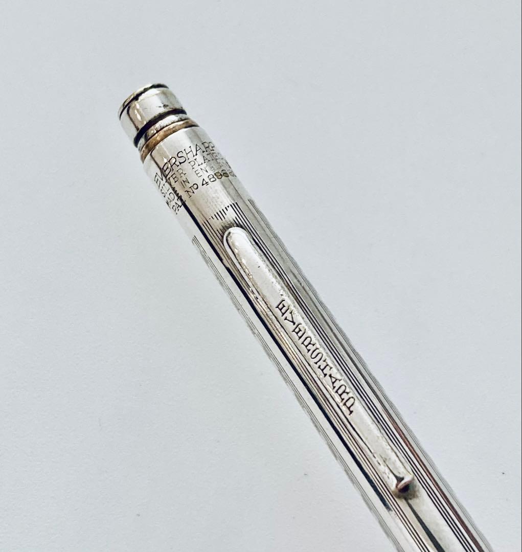 英国製◆エバーシャープ シャープペンシル 銀張り EVERSHARP 激レア！