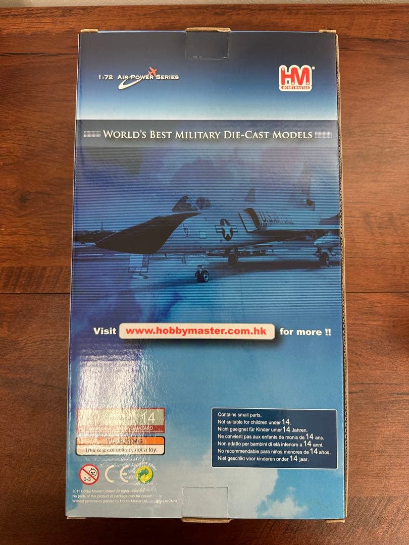 ★美品1/72 F-106A ダイキャストモデル★箱付き！