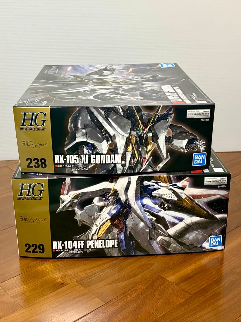 未組立 HG ガンプラ 閃光のハサウェイ Ξガンダム ペーネロペー 2体セット