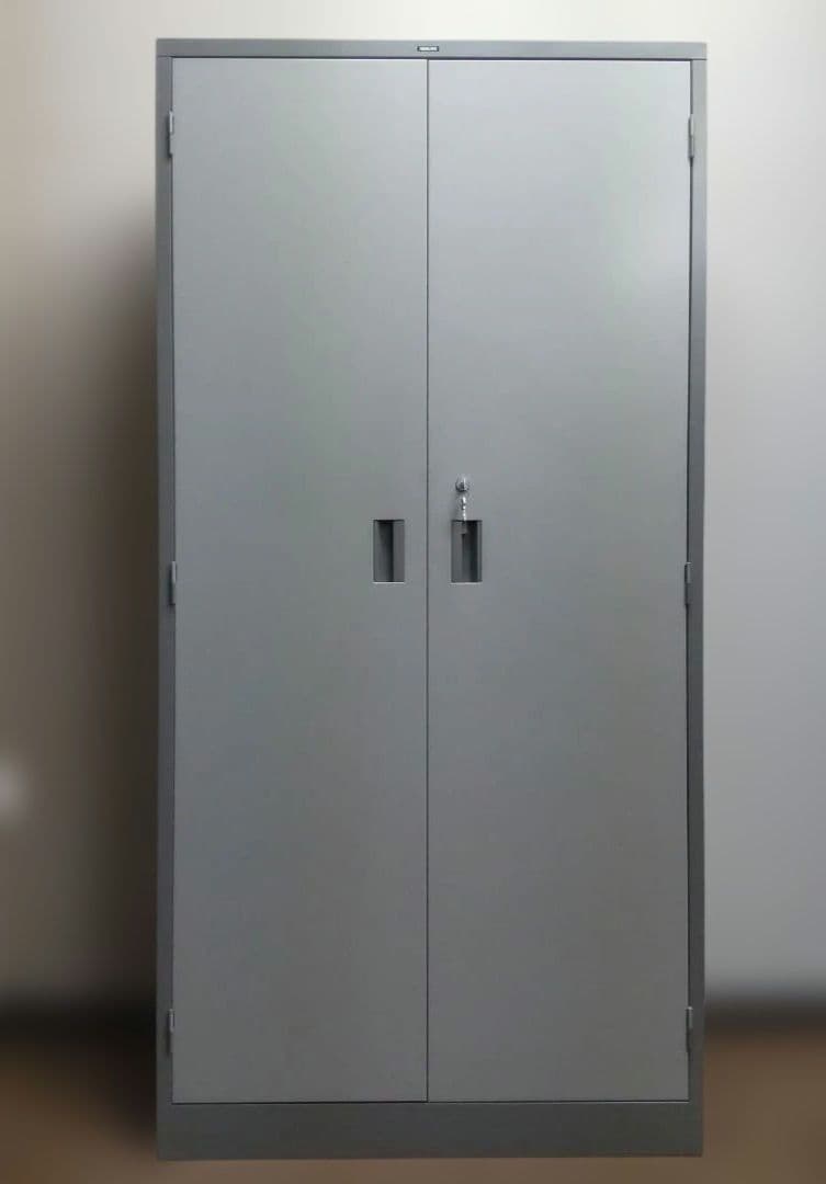 KOKUYOコクヨ 保管庫深型 両開きタイプ 引き出し2個付き 下置き 鍵付き