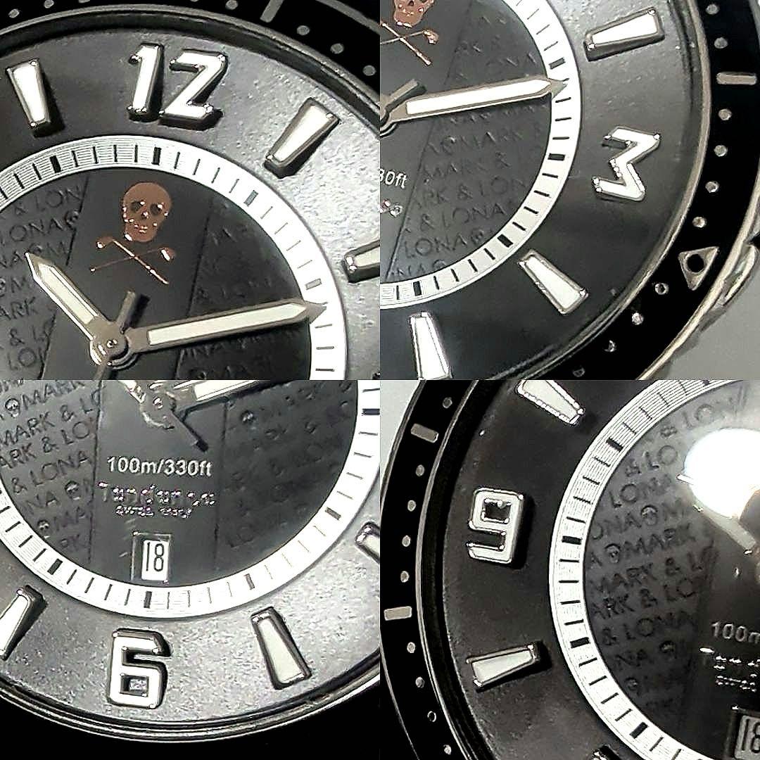 テンデンス マーク&ロナ コラボ MLTG152003 ドクロ 黒 シルバー