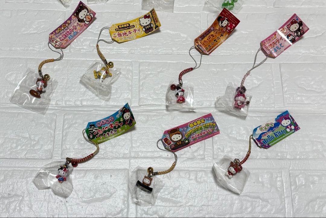 最終値下げハローキティ ご当地キティストラップ 15個セット（バラ売り不可）
