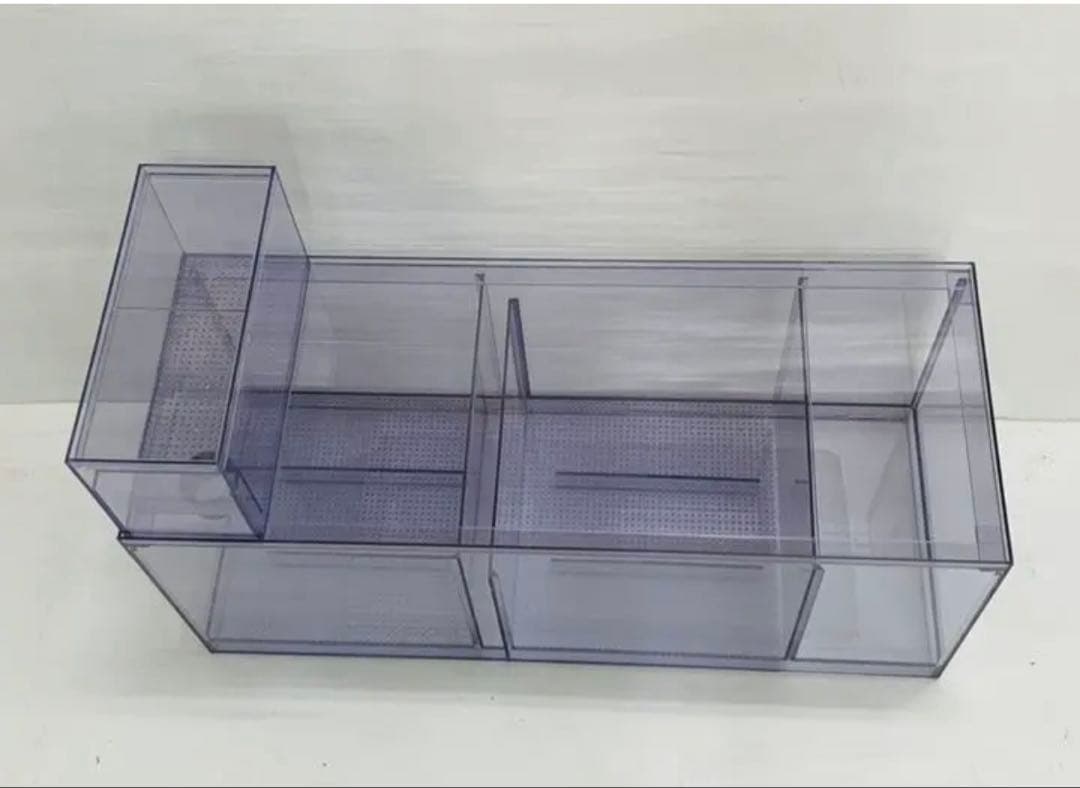 オーバーフロー水槽用塩ビ濾過槽 W750 D300 H300