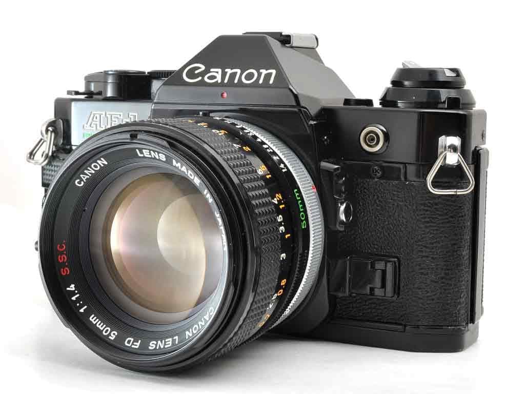 キヤノン AE-1 PROGRAM ブラック FD 50 f1.4 SSC 動確